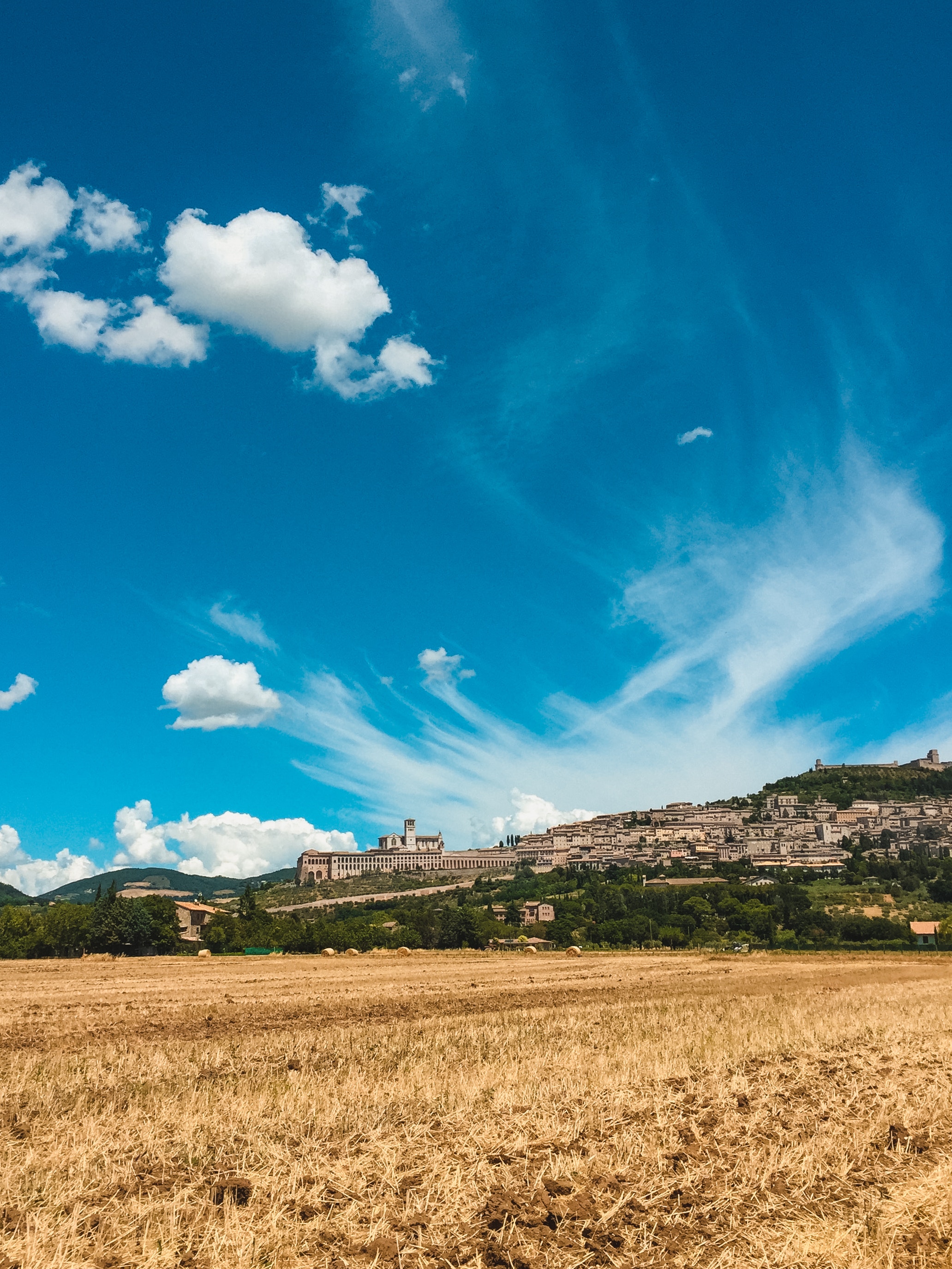 Fields outside Assisi